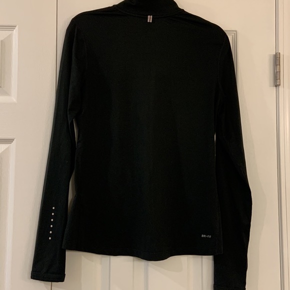 Nike Dri-Fit Black 1/4 Zip Pullover - Picture 2 of 4